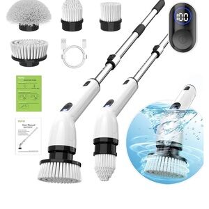 Electric spin scrubber